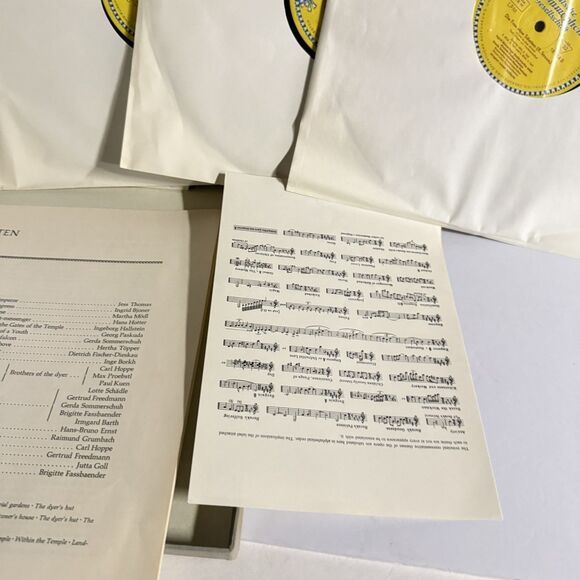 4 LP LINEN BOX DGG TULIP Strauss FRAU OHNE SCHATTEN Alle Hersteller 138 911/14 - Picture 8 of 11